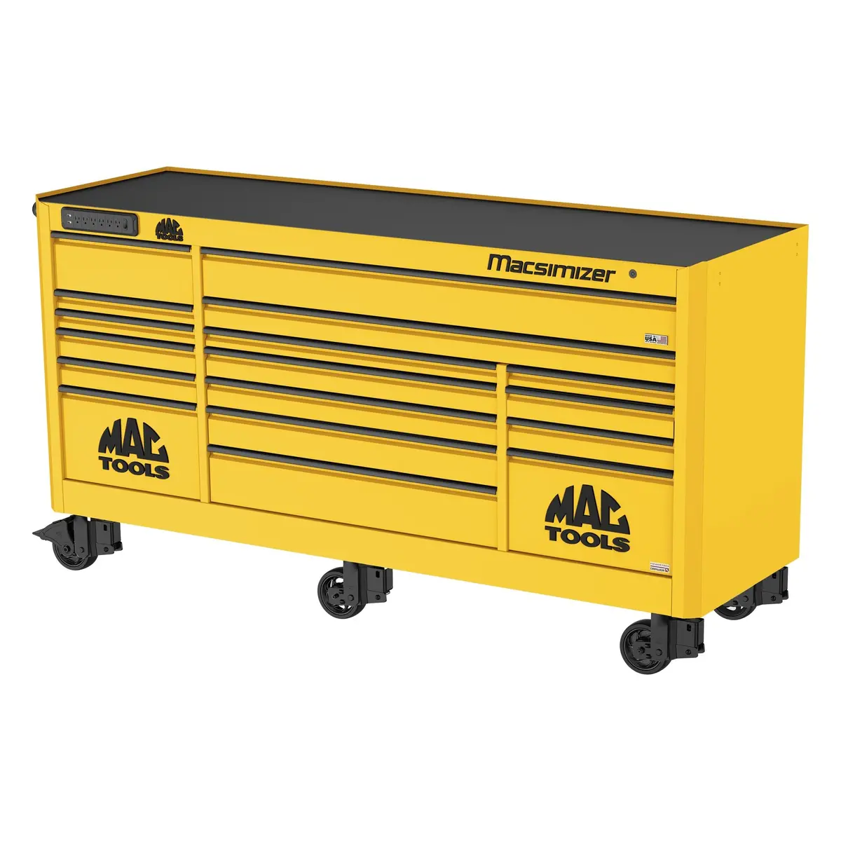 Macsimizer® 17-Drawer Workstation - Sunburst Yellow 1