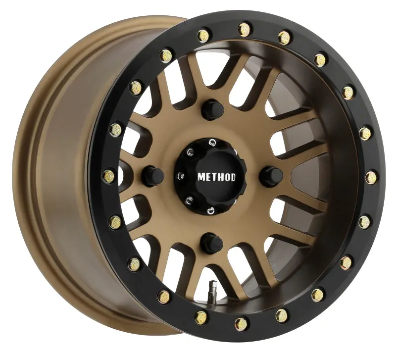 Method Mr406 Utv Beadlock Wheel – 14X8, 4+4 / -2Mm Offset, 4X156 Bolt Pattern, 132Mm Center Bore, Bronze W/ Matte Black Ring 1