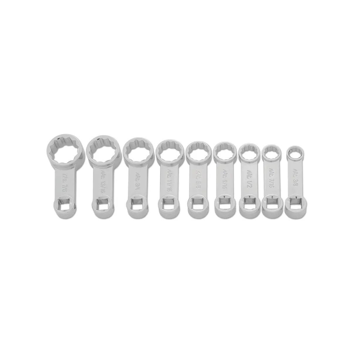 9-Pc. 3/8" Drive Sae Box End Torque Adapter Set - 12-Pt. 1