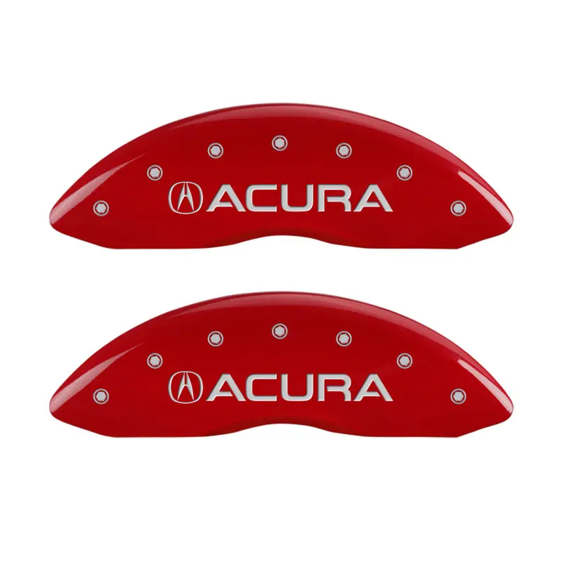 Mgp Engraved Caliper Covers — Front & Rear, Red Finish For 2017 Acura Ilx 1