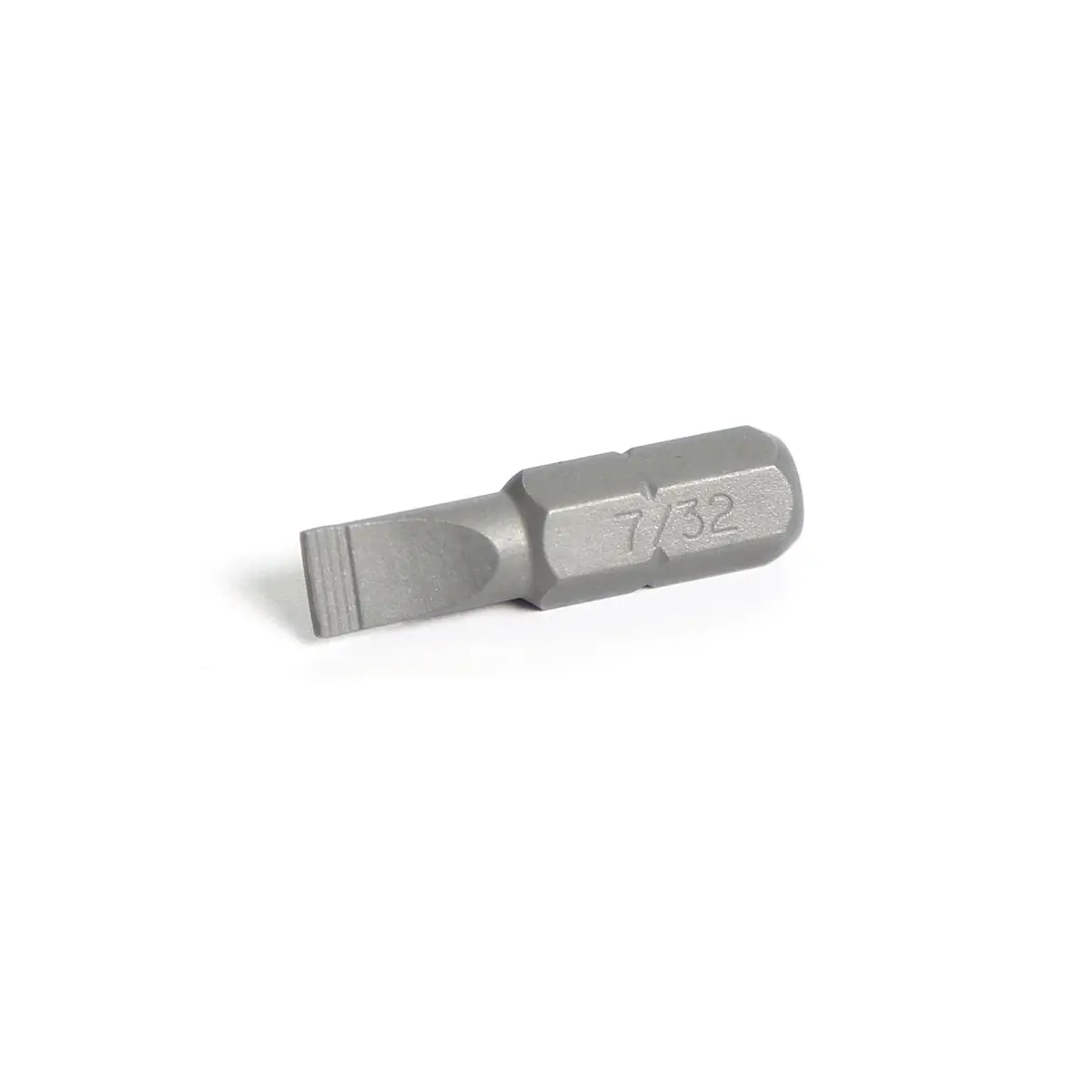 1/4" Hex Drive Slotted Bit 1" - 7/32" 1