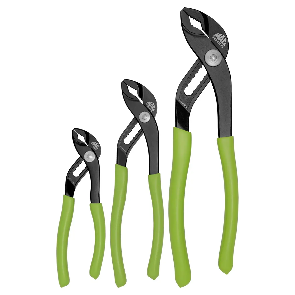 3-Pc. Adjustable Joint C.S.T. Pliers Set Hi-Viz Green 1