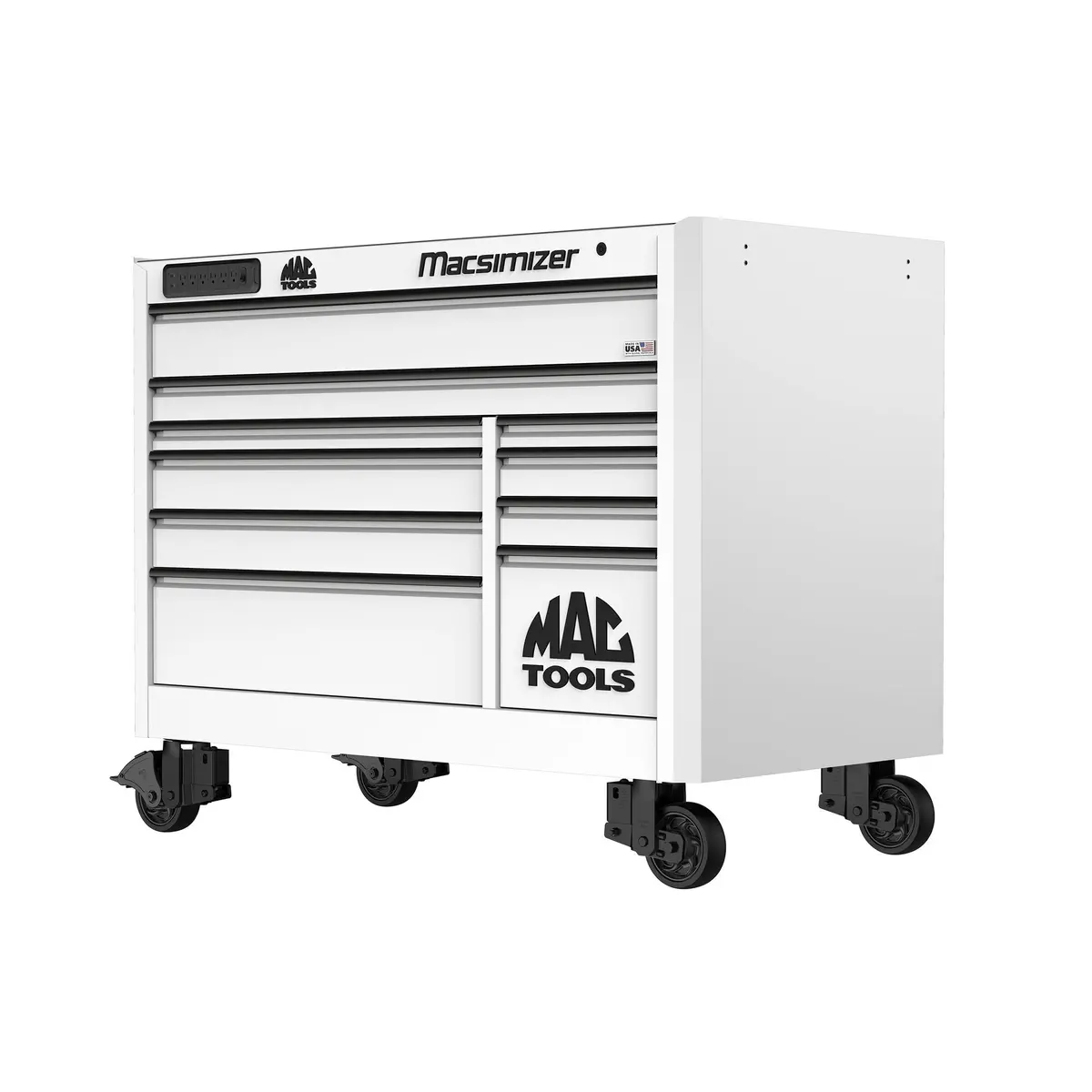 Macsimizer® 10-Drawer Workstation - Titanium White 1