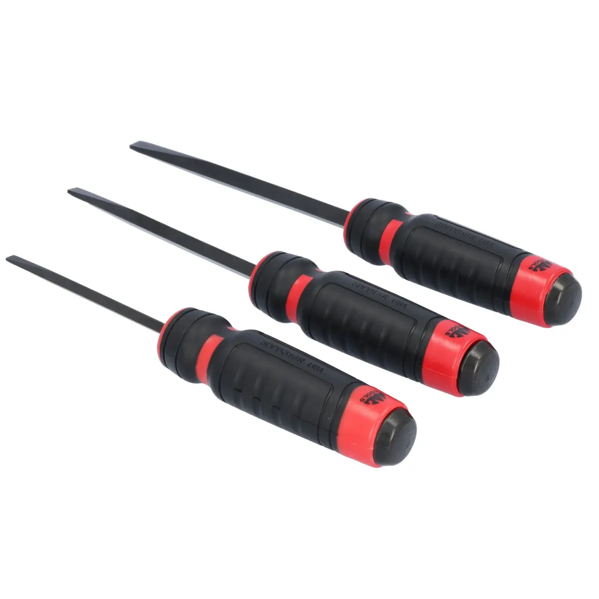 3-Pc. Strikable Prying Screwdriver Set - Red 1