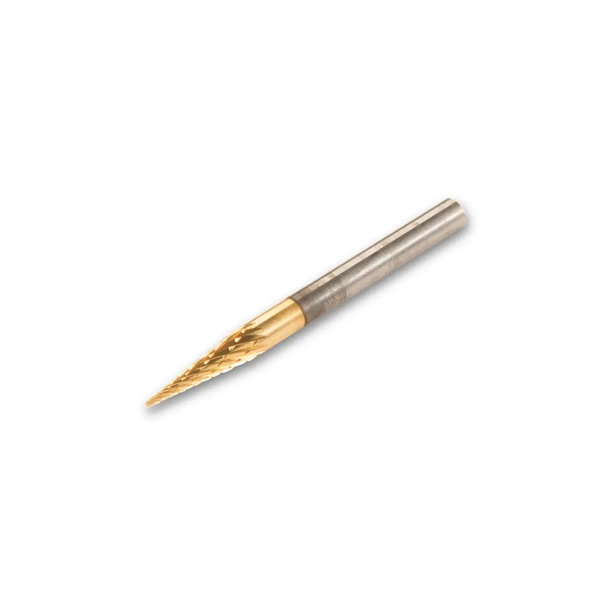 14° Cone Mini Titanium Nitride Coating Carbide Burr 1