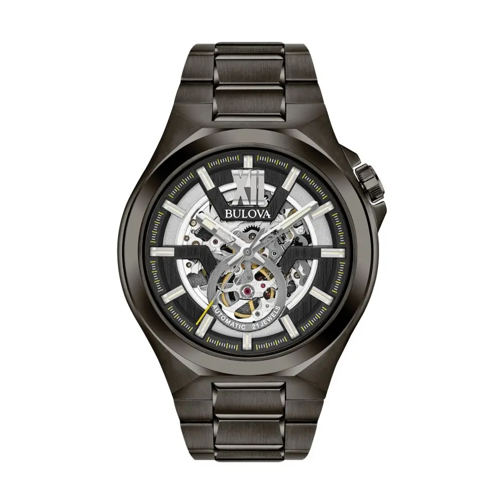 Maquina Skeleton 46Mm - Black On Bracelet 1