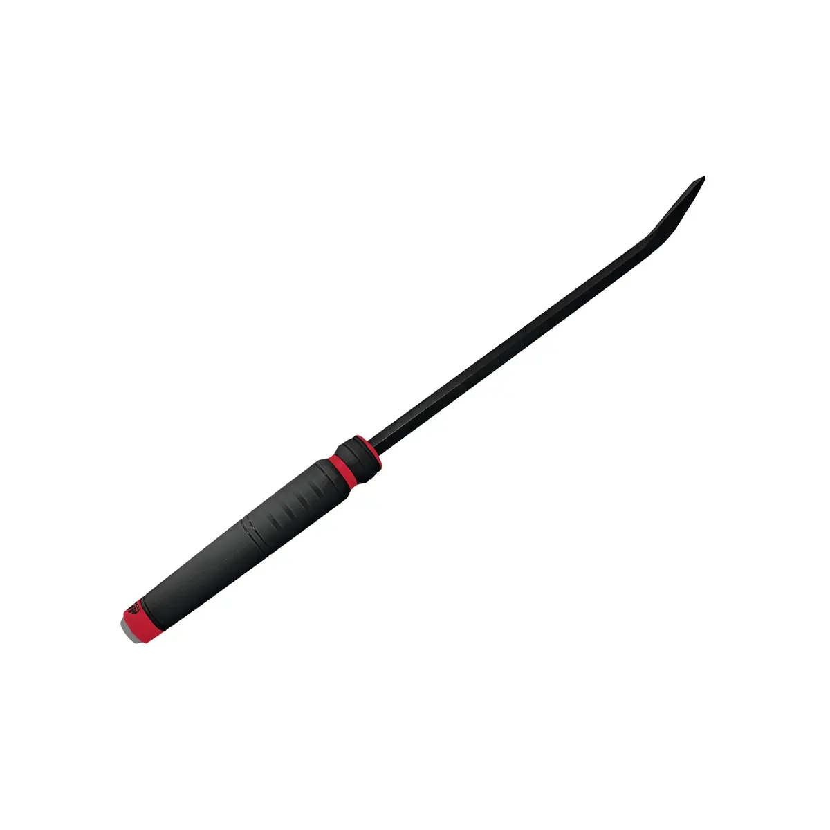 Capped Comfort-Handle 1/2" Curved-Head Pry Bar 25" Red 1