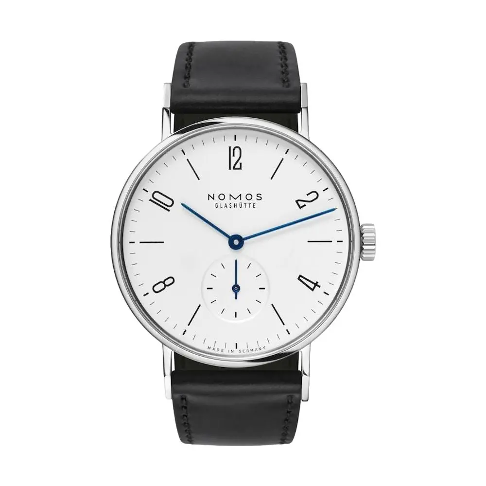 Tangente 35Mm - White On Leather Strap 1