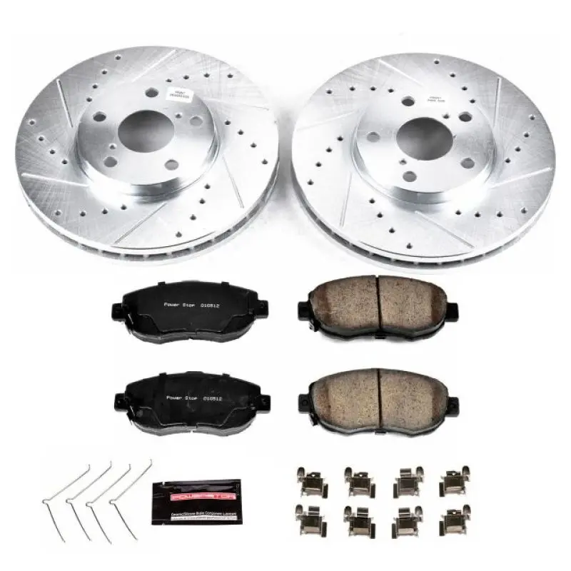 Power Stop Z23 Evolution Sport Brake Kit – Front Brakes For 1993–2005 Lexus Gs300 1