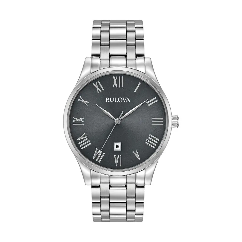 Classic 40Mm - Grey On Bracelet 1