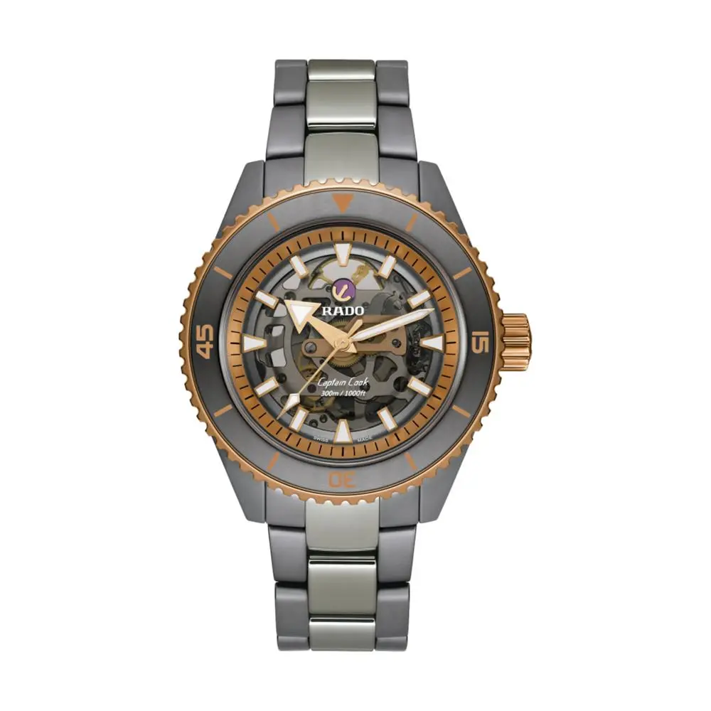 Captain Cook Automatic High-Tech Ceramic 43Mm - Silver And Rose-Gold Accents On Bracelet 1