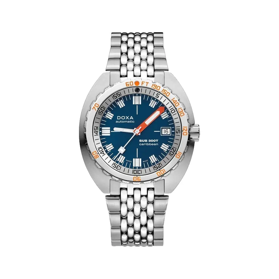 Sub 300T Caribbean 42.5Mm - Blue Dial On Bracelet 1
