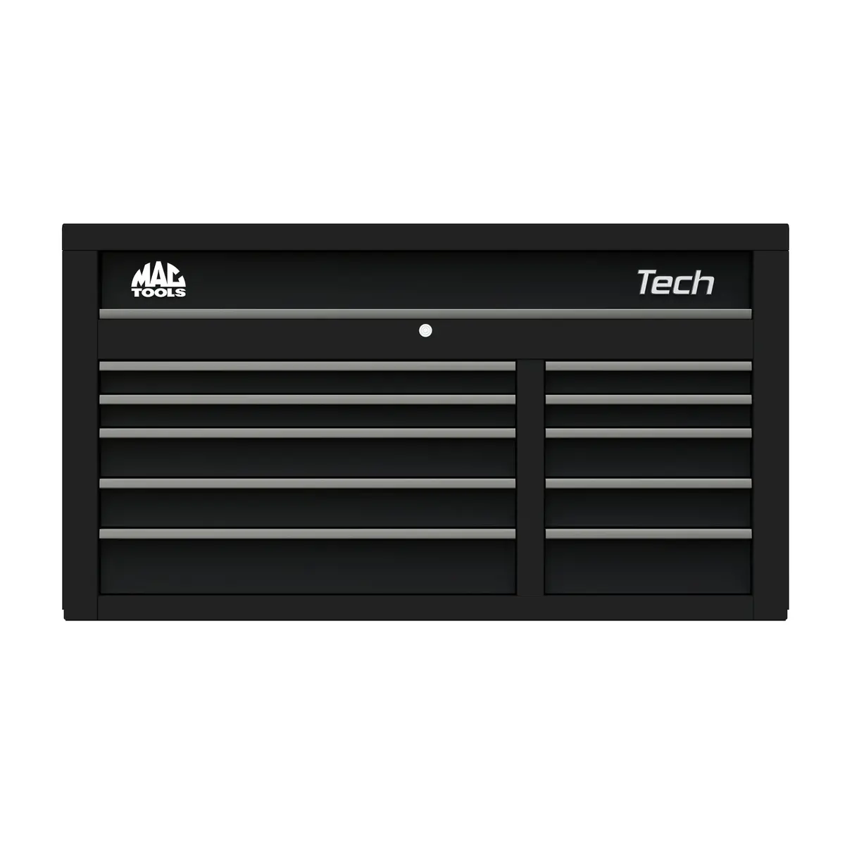 Tech™ Series 10-Drawer Top Chest - Flat Black 1