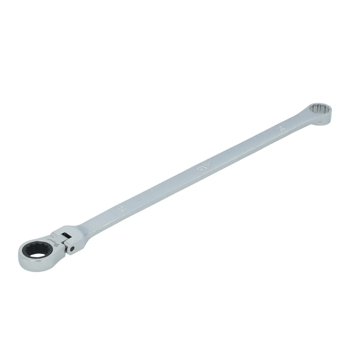 16Mm Xl Double Box Flex Head Ratcheting Wrench - 12 Pt. 1