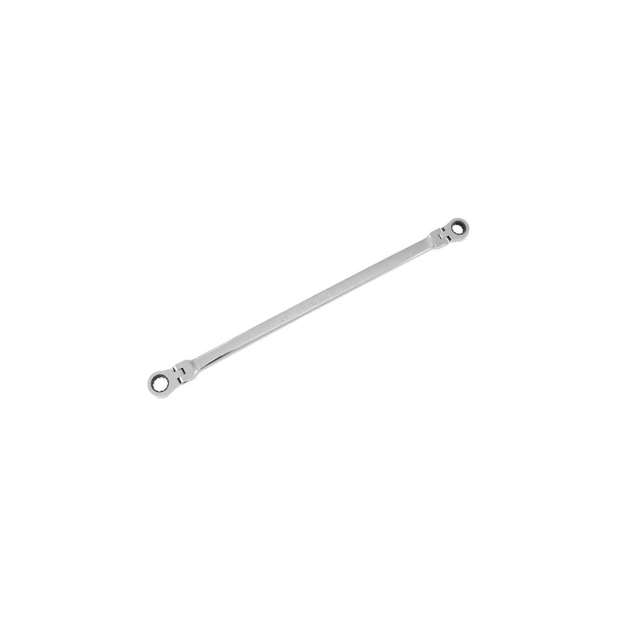Extra-Long Sae Double-Box Flex Ratcheting Wrench 1/2" X 9/16" - 12-Pt. 1