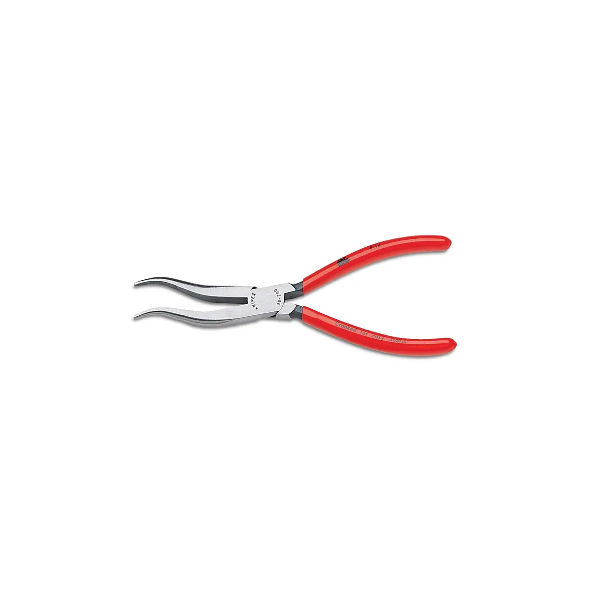 Mechanic's Cranked Nose Pliers - 8" 1