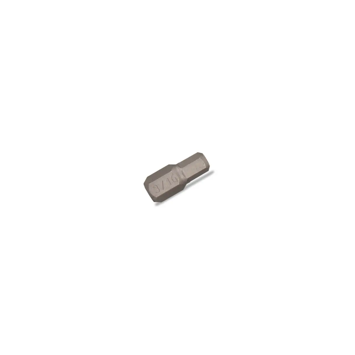 1/4" Hex Drive Stubby Hex Bit - 3/16" 1