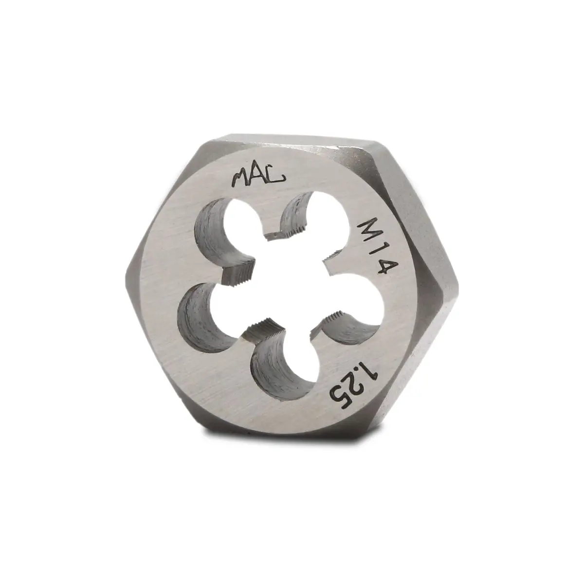 Metric Hexagonal Die M14-1.25 - 1-7/16" Shank 1