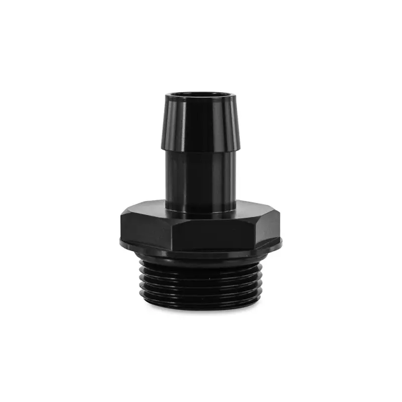 Mishimoto -16 Orb To 3/4-Inch Hose Barb Aluminum Fitting – Black Anodized 1