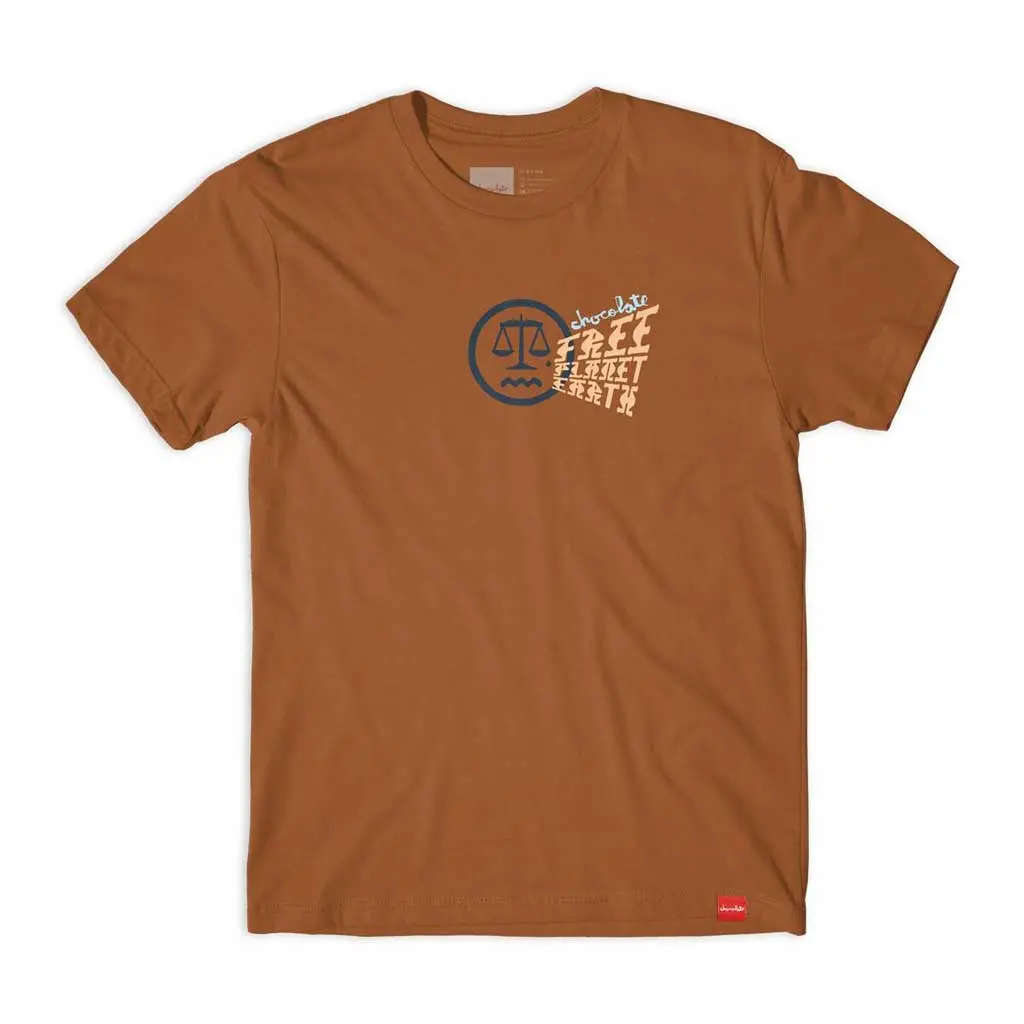 Chocolate Free Planet Earth S/S Tee - Texas Orange 1