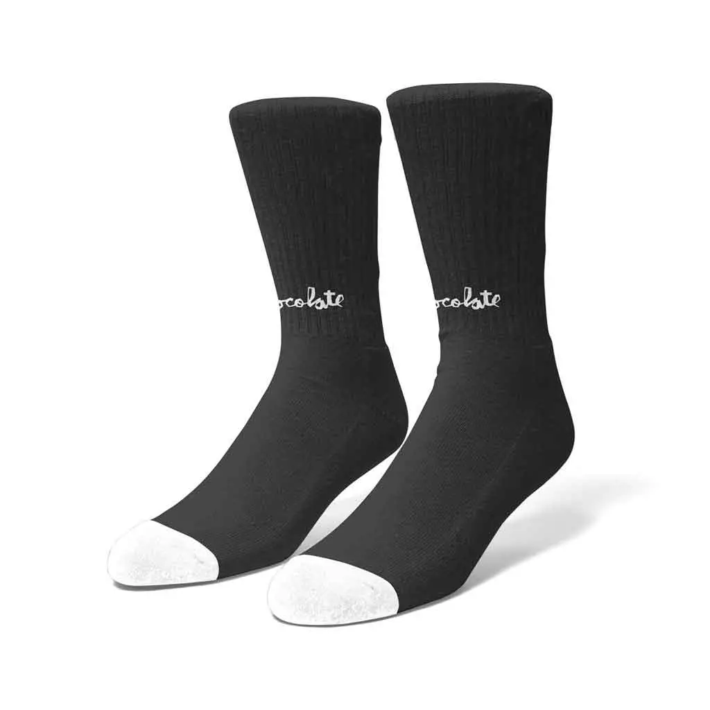 Chocolate Lost Chunk Sock - Black 1