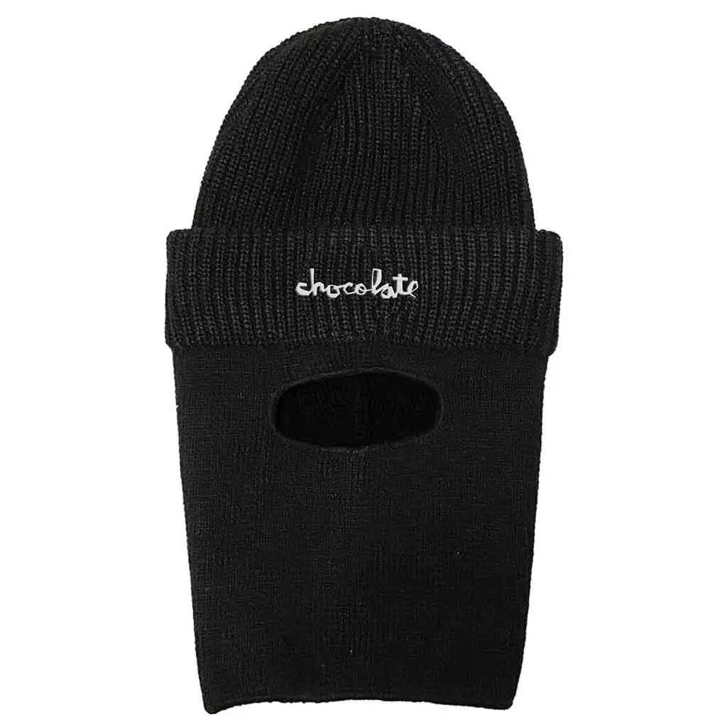 Chocolate Og Chunk Balaclava Beanie - Black 1