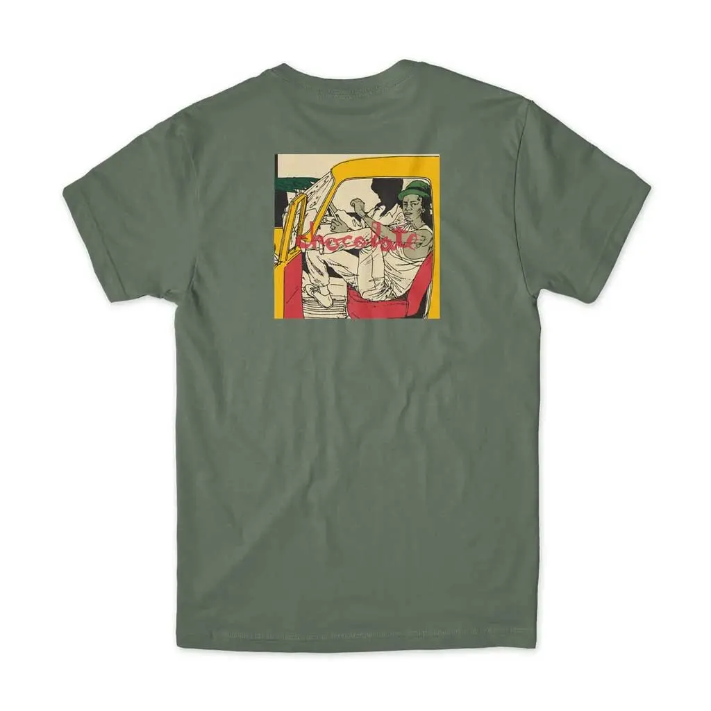 Chocolate Rude Boy Comfort S/S Tee  - Moss 1