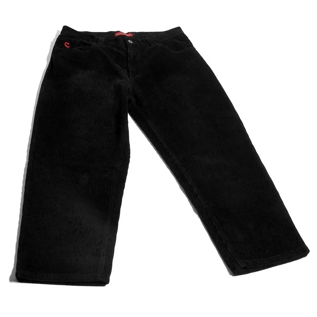 Chocolate Cord Pant - Black 1