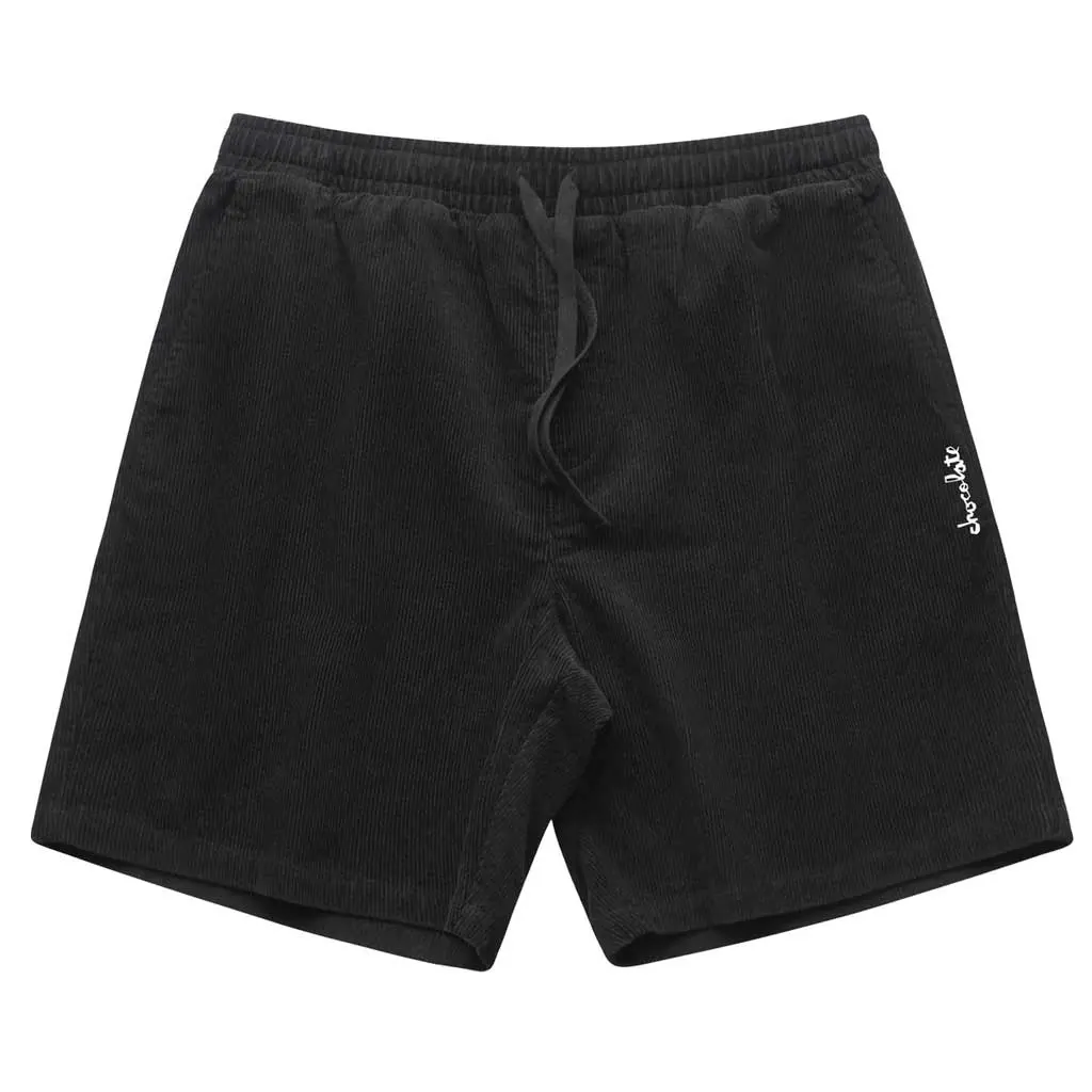 Chocolate Cord Shorts - Black 1