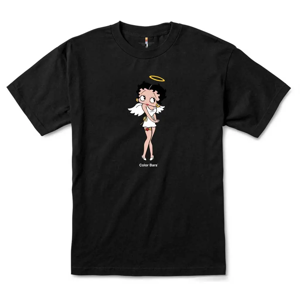 Color Bars X Betty Boop Angel Tee - Black 1