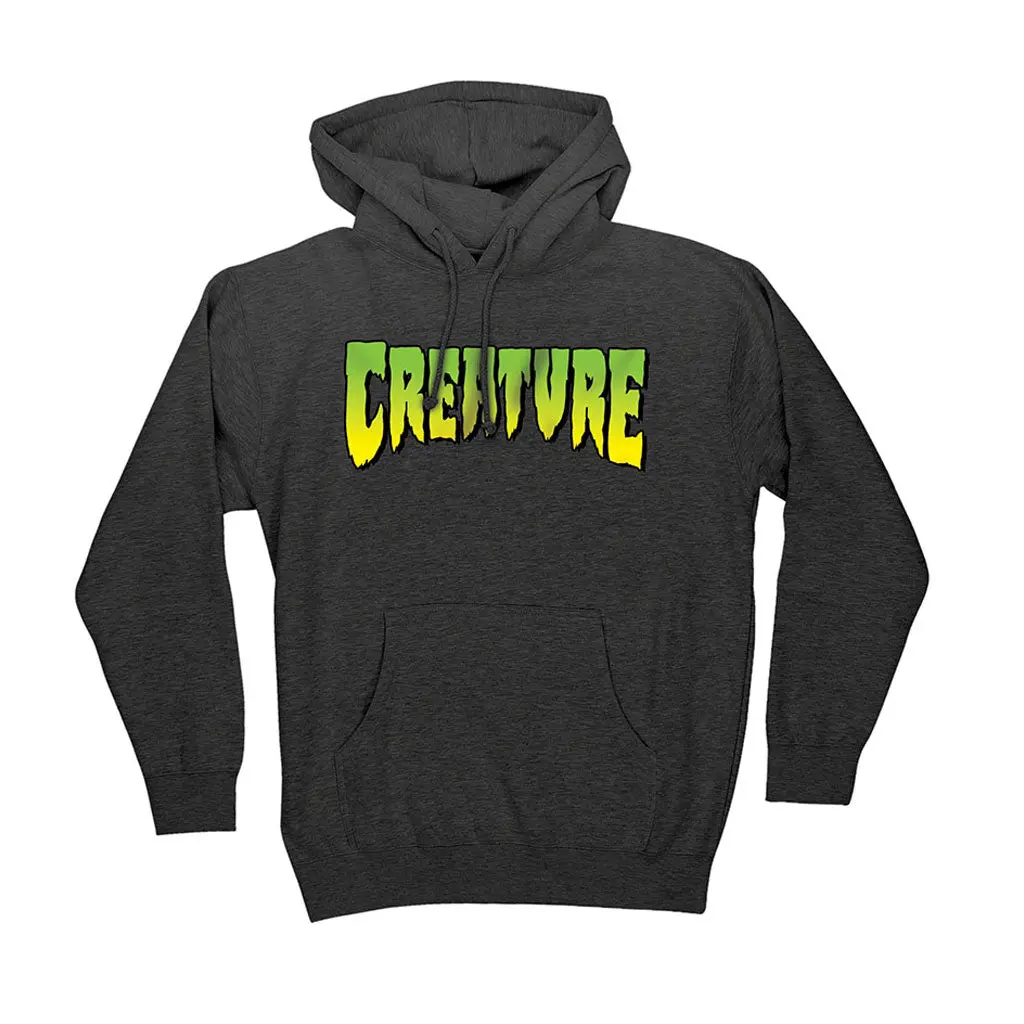 Creature Logo P/O Hoodie - Charcoal Heather 1