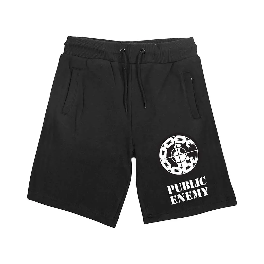 Crooks & Castle X Public Enemy Chain C Shorts - Black 1