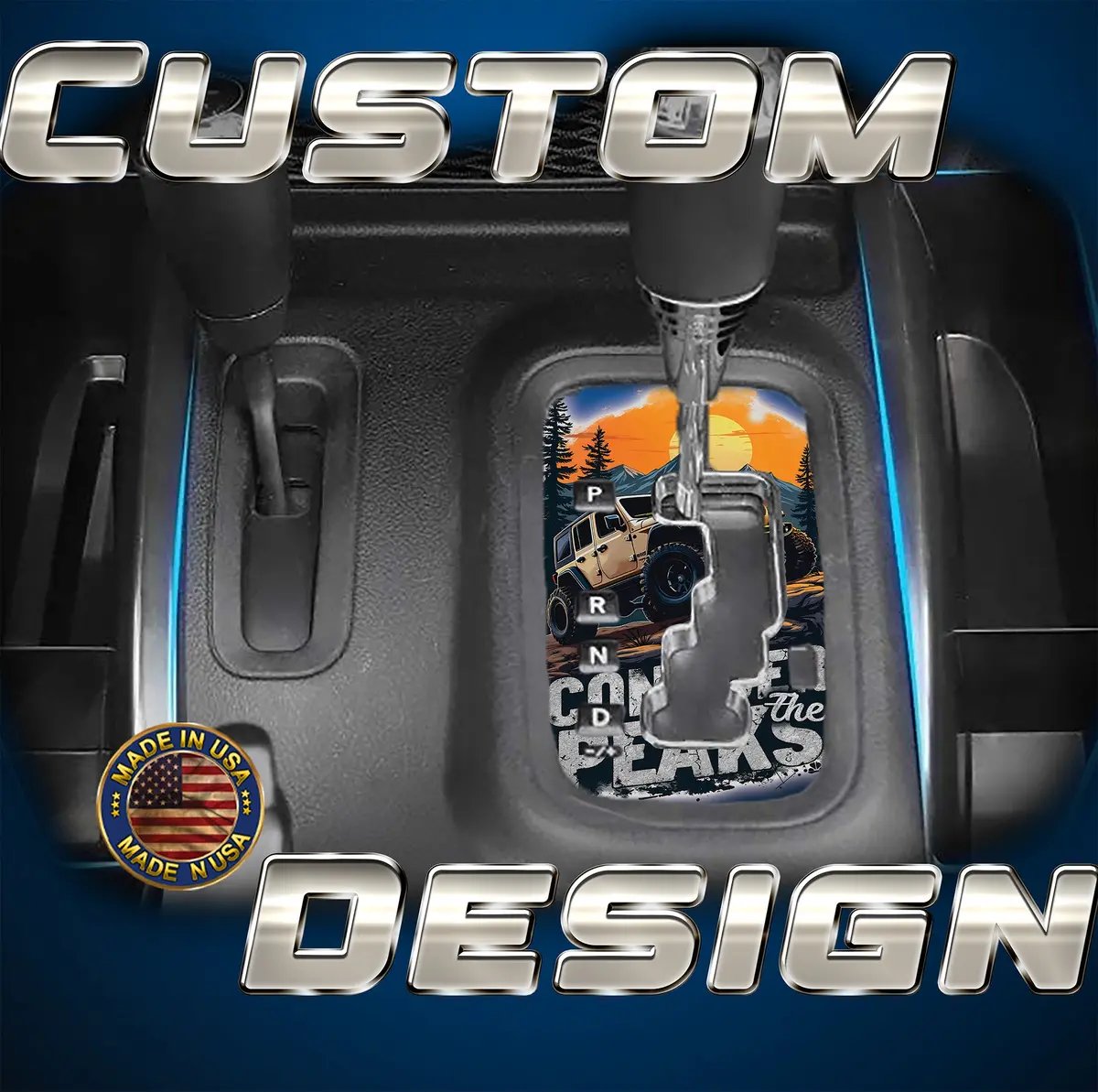 Custom Design Jk Shifter Decal 1