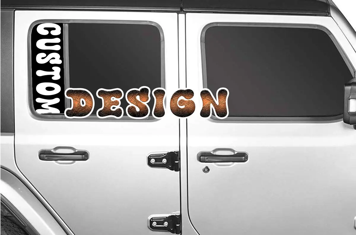 Side Door Window Custom Design 1