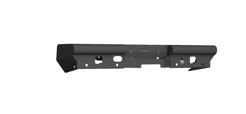 Road Armor Vaquero Rear Bumper For 2019–2020 Ram 2500 — Non-Winch, 6-Sensor Ready, Textured Black 1