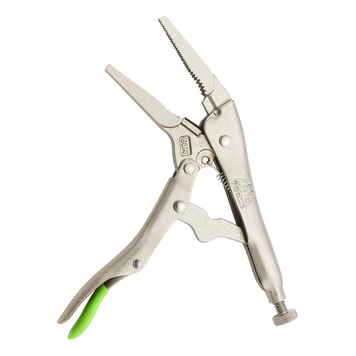 6" Long Nose Trigger Release Locking Pliers - Green 1