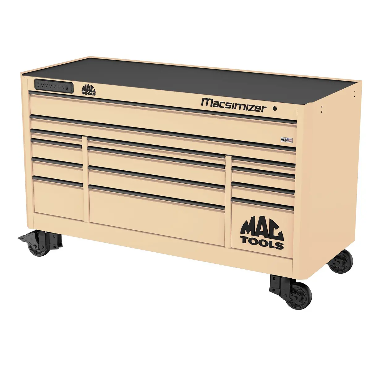 Macsimizer® 14-Drawer Workstation - Desert Tan 1