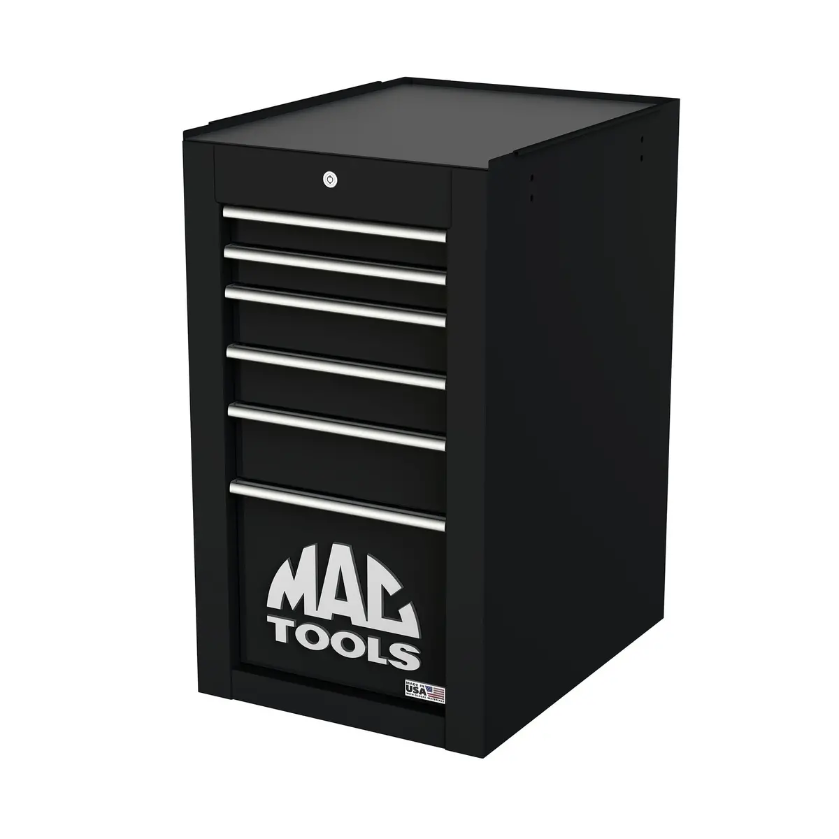 Tech™ Series 6-Drawer Side Cabinet With Powertech™ Drawer - Galaxy Black 1