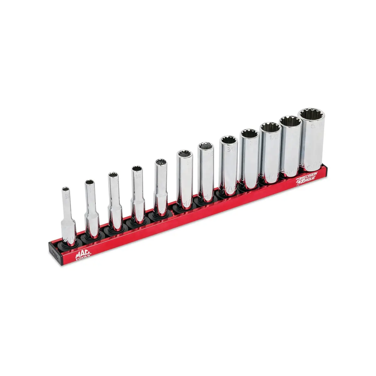 12-Pc. 1/4" Drive Sae Deep Spline Socket Set 1
