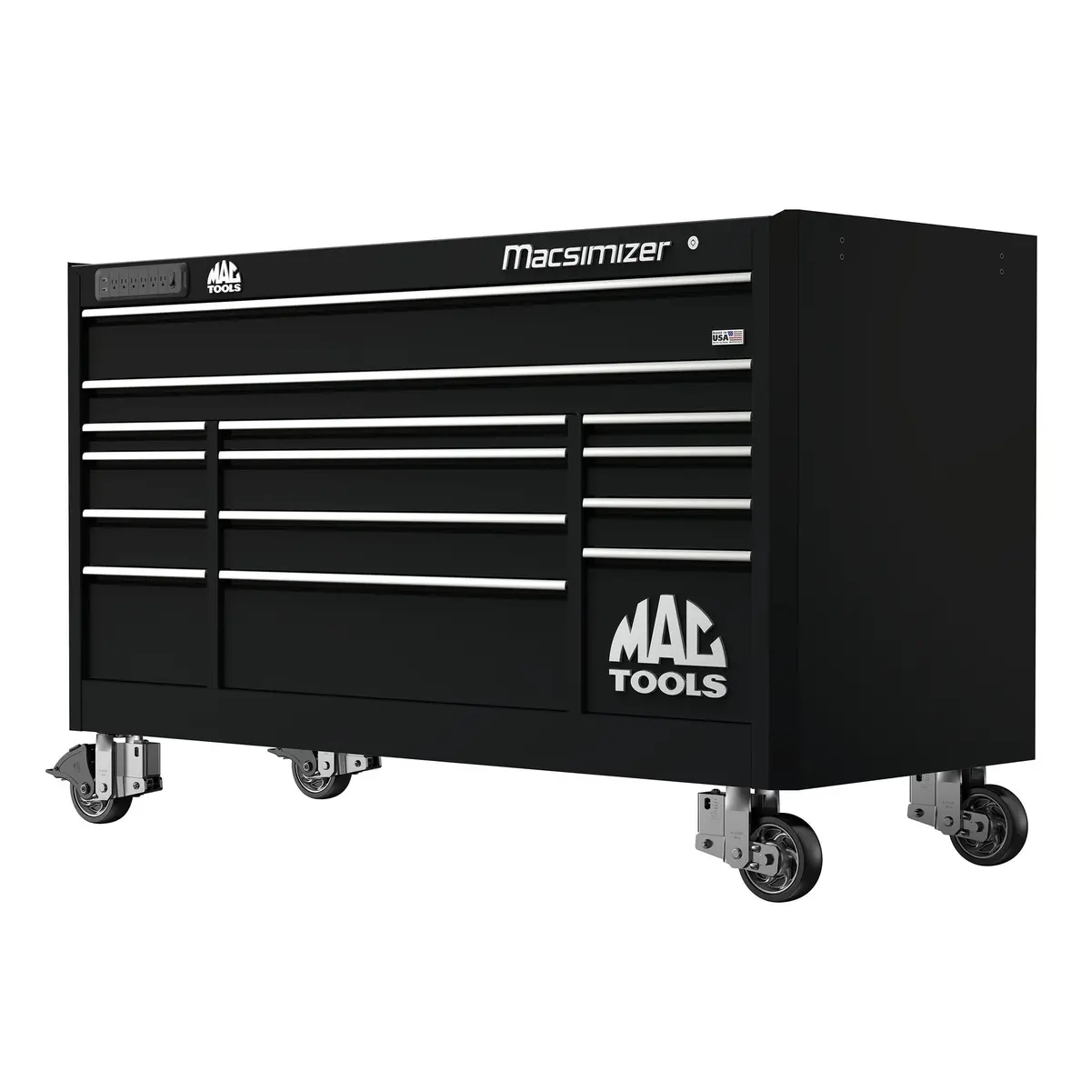 Macsimizer® 14-Drawer Workstation - Flat Black 1