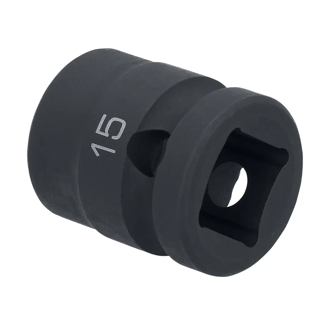 1/2" Drive 6 Pt. Stubby Impact Socket - 15Mm 1