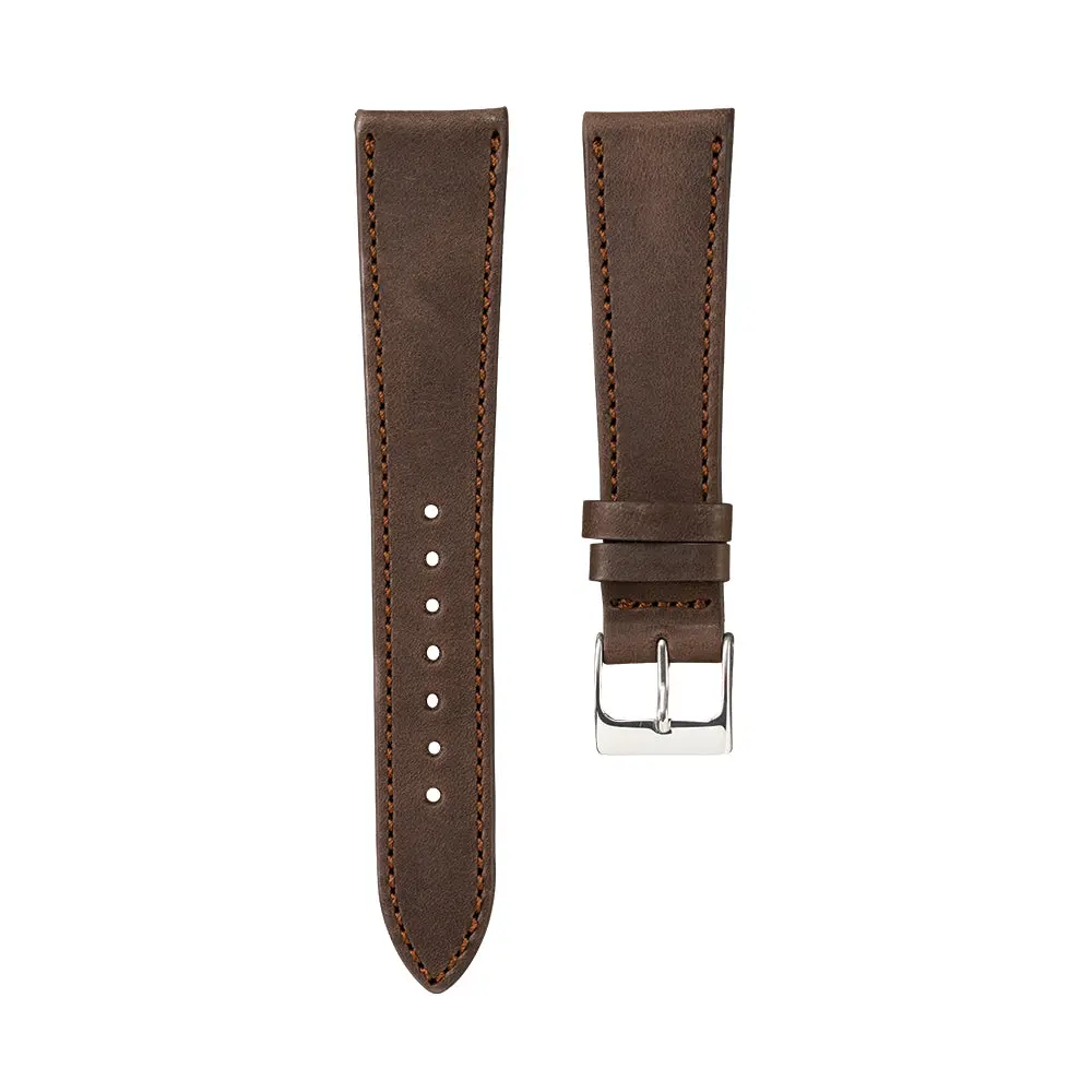 Dark Brown French Calfskin Strap 1