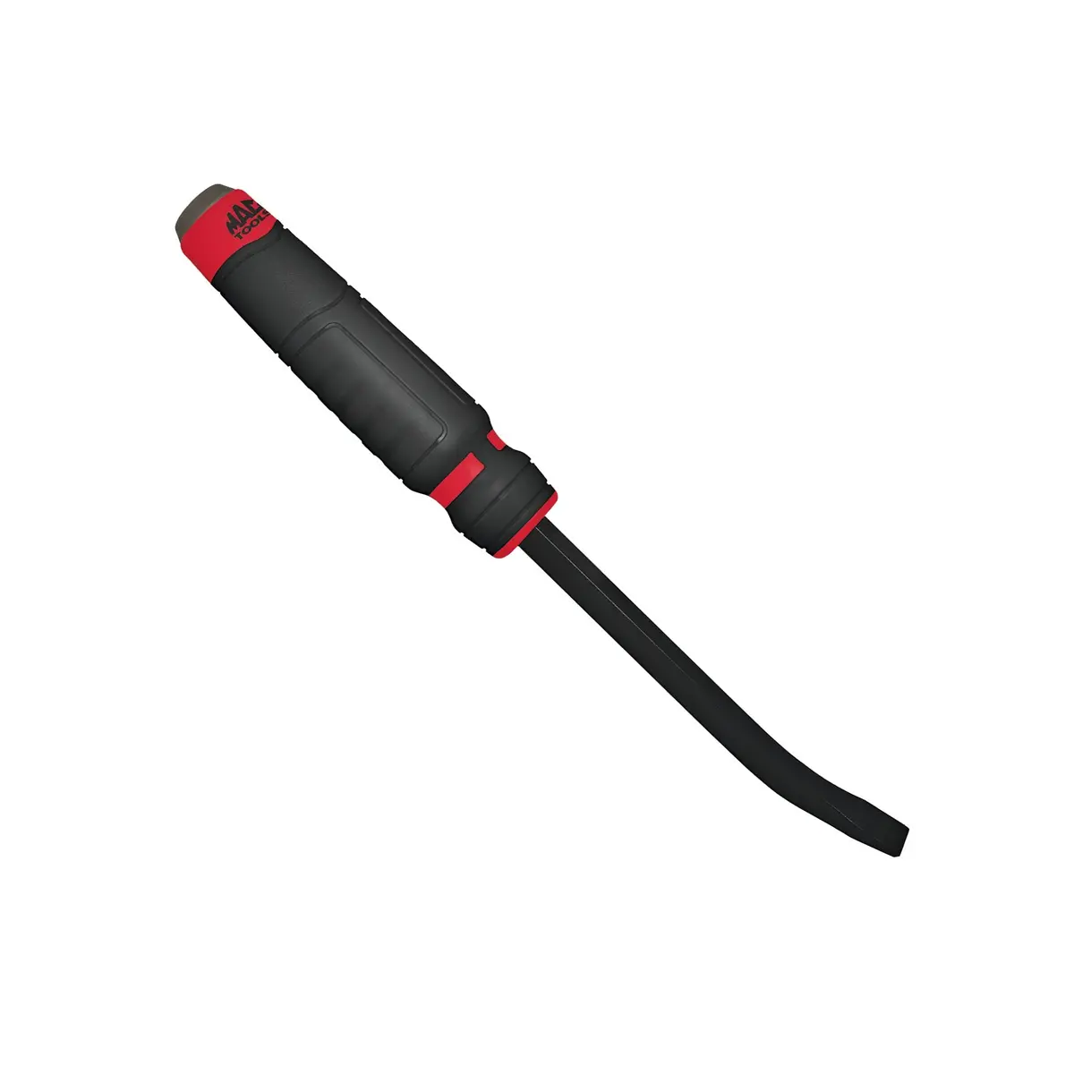Capped Comfort-Handle 3/8" Curved-Head Pry Bar 12" Red 1