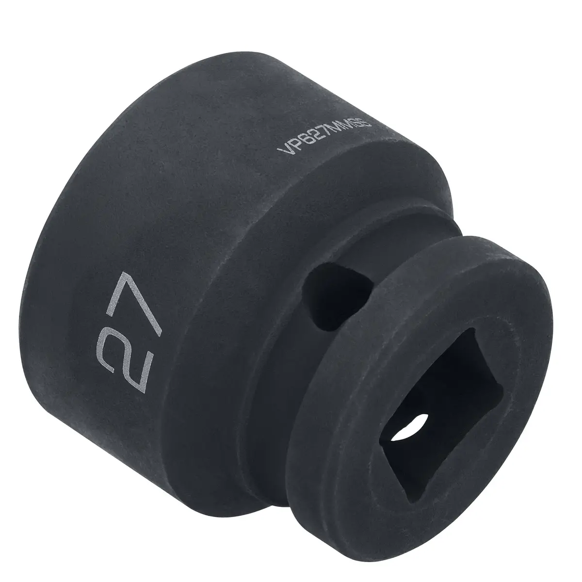 1/2" Drive 6 Pt. Stubby Impact Socket - 27Mm 1
