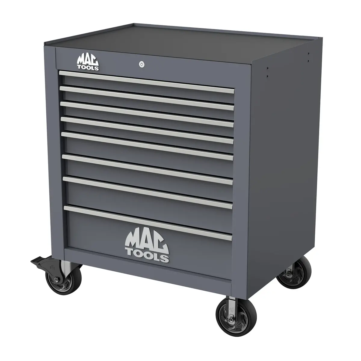Tech™ Series 8-Drawer Workstation - Carbon Gray 1