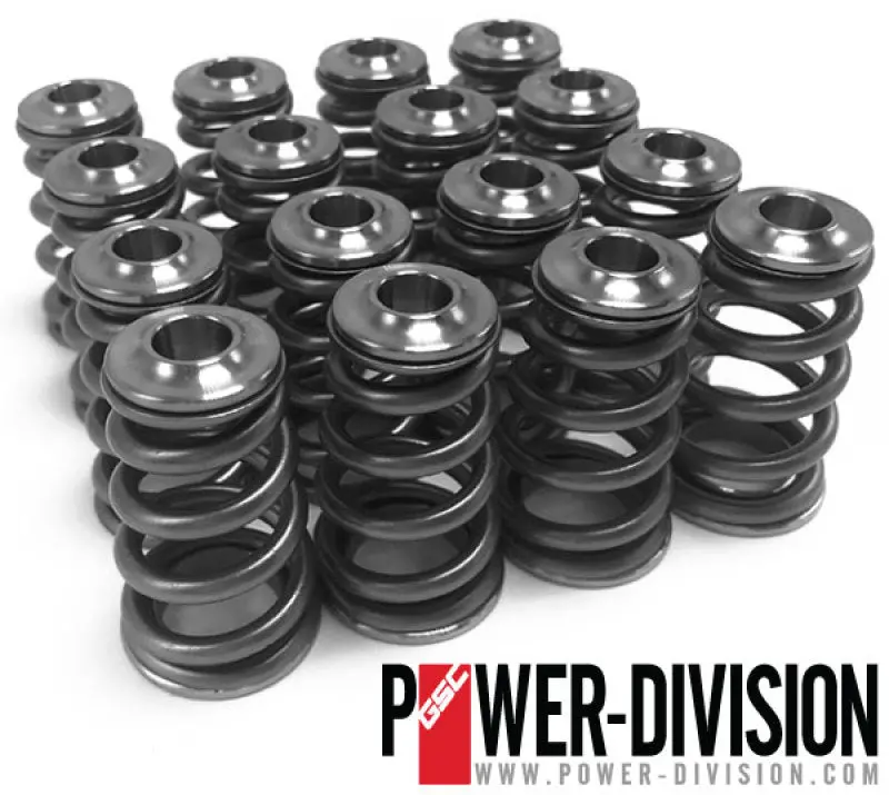Gsc Power-Division Titanium Valve Spring Kit With Retainers & Seats For Subaru Ej Engines 1