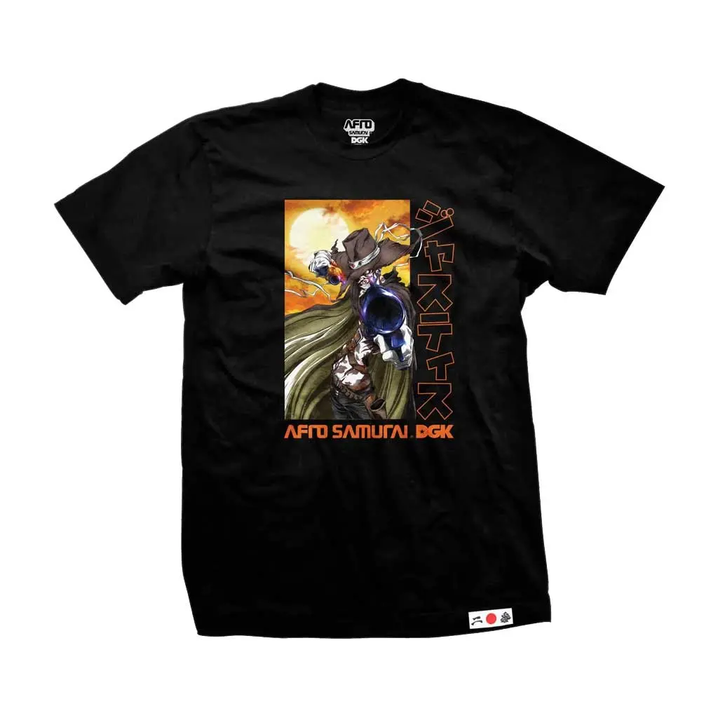 Dgk X Afro Samurai Justice Tee - Black 1