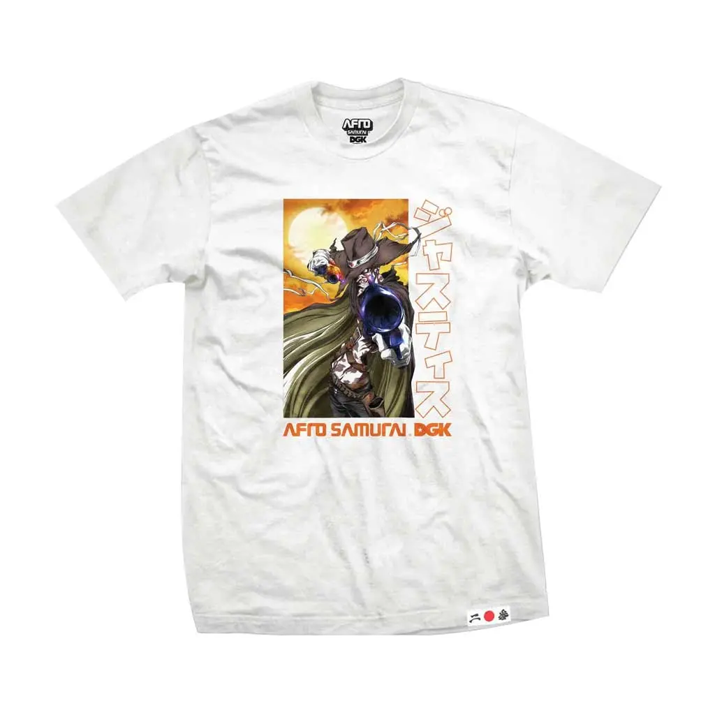 Dgk X Afro Samurai Justice Tee - White 1