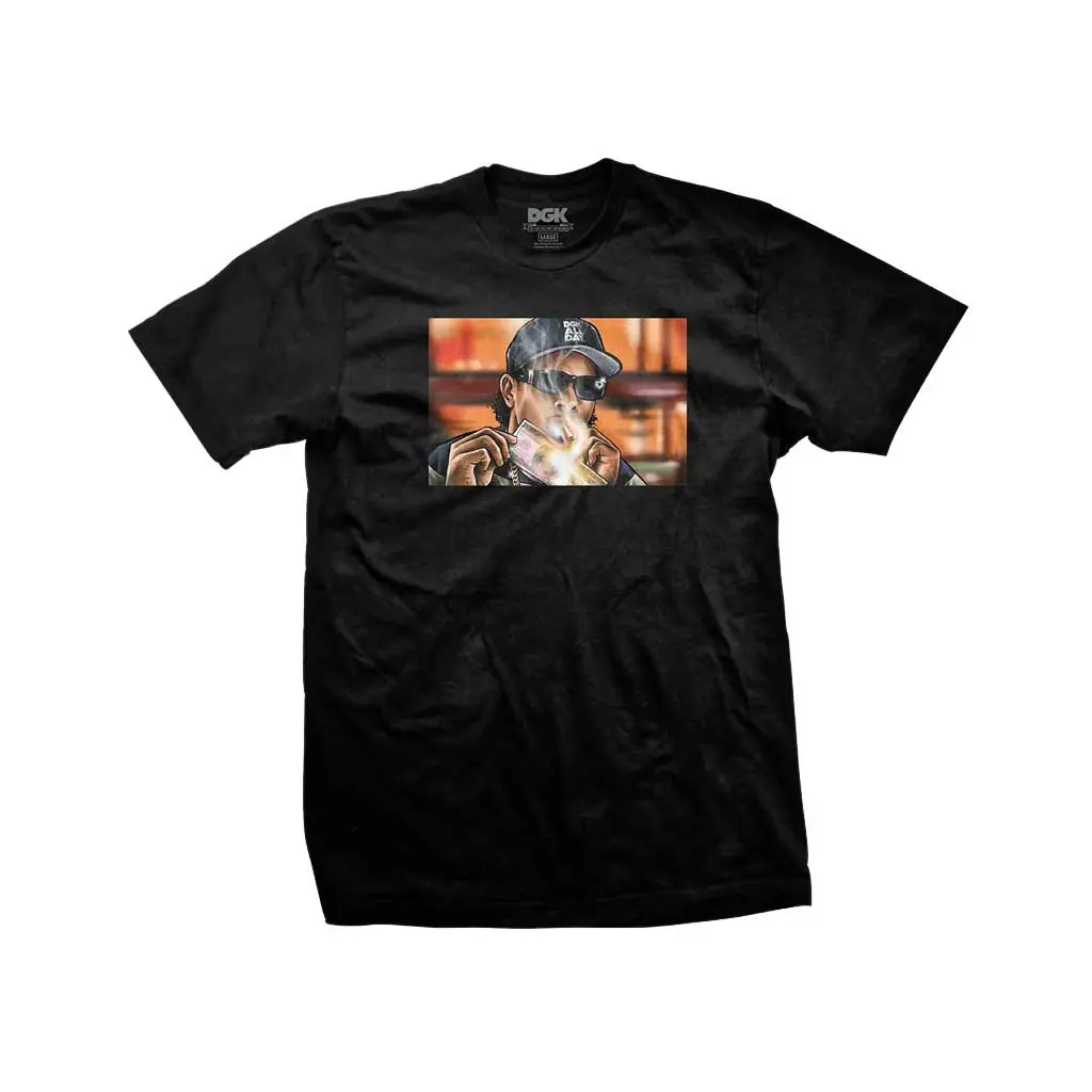 Dgk Burnin' Tee - Black 1