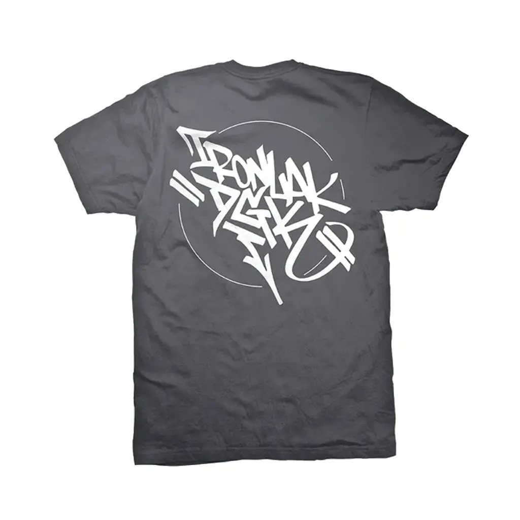 Dgk X Ironlak Hands Off S/S Tee - Charcoal 1
